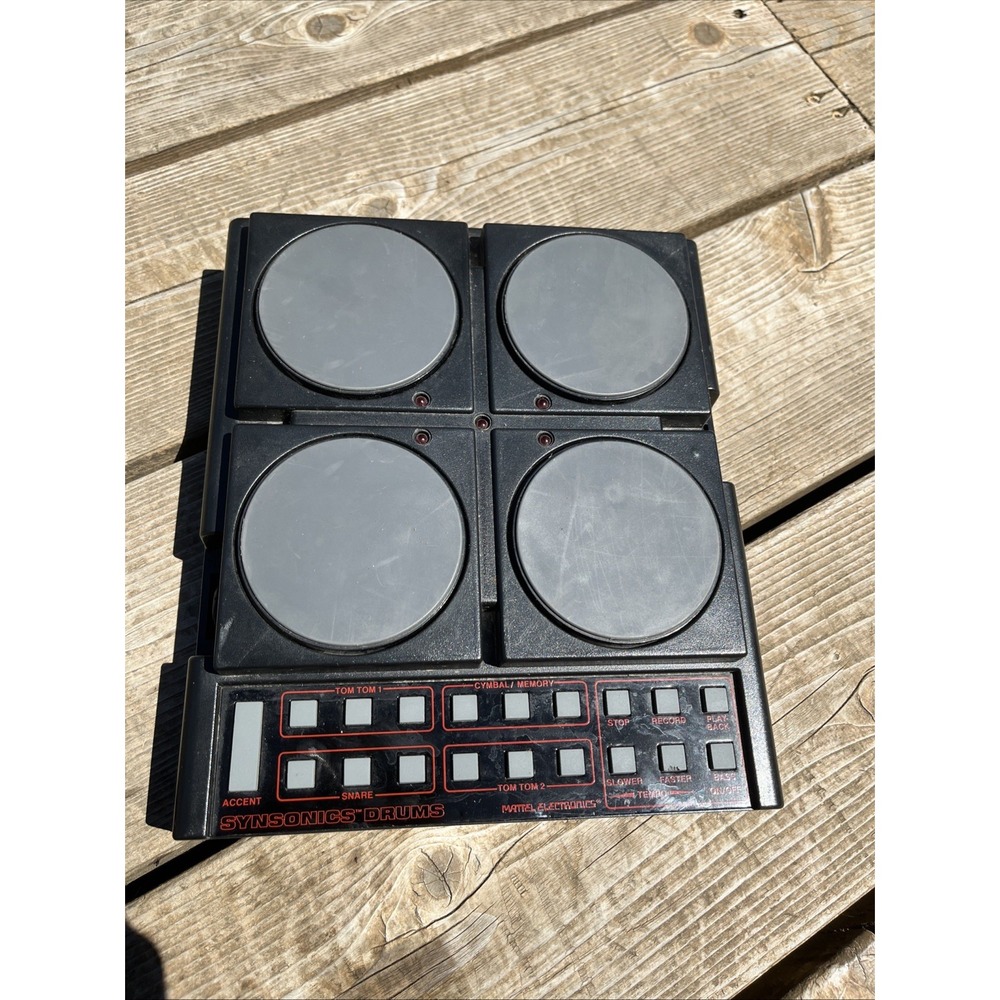 Vtg Synsonics Electric Drums Mattel Electronics Beat Bot Music Maker *PARTS*